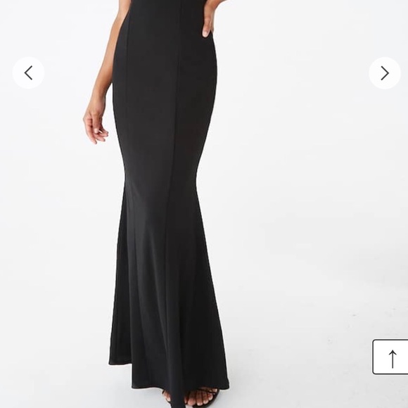 Black Mermaid Gown - Picture 4 of 14